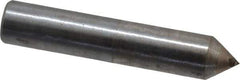 Made in USA - 1/3 Carat Single Pencil Point Diamond Dresser - 2" Long x 3/8" Shank Diam, 75° Included Angle - All Tool & Supply