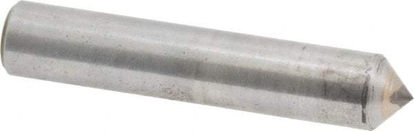 Made in USA - 1/2 Carat Single Pencil Point Diamond Dresser - 2" Long x 3/8" Shank Diam, 90° Included Angle - All Tool & Supply