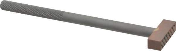 Made in USA - 6" Long x 3/8" Shank Diam Multi-Point T-Handle Diamond Dresser - 1/2" Thick Head - All Tool & Supply