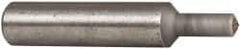 Made in USA - 0.01" Radius Single Point Diamond Dresser - 2" Long x 3/8" Shank Diam - All Tool & Supply