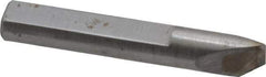 Made in USA - 0.005" Single Point Diamond Dresser - 1-9/16" Long x 1/4" Shank Diam, 40° Included Angle - All Tool & Supply