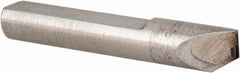 Made in USA - 0.02" Single Point Diamond Dresser - 1-9/16" Long x 1/4" Shank Diam, 40° Included Angle - All Tool & Supply