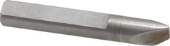 Made in USA - 0.025" Single Point Diamond Dresser - 1-9/16" Long x 1/4" Shank Diam, 40° Included Angle - All Tool & Supply