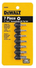 DeWALT - 7 Piece, Screwdriver Bit Set - Torx - All Tool & Supply