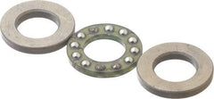 Boston Gear - 3/8" Inside x 11/16" Outside Diam, 9/32" Thick, Stainless Steel Ball Thrust Bearing - All Tool & Supply