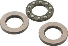 Boston Gear - 1/2" Inside x 7/8" Outside Diam, 3/8" Thick, Stainless Steel Ball Thrust Bearing - All Tool & Supply