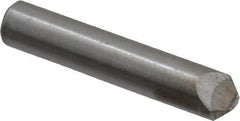 Value Collection - 1/3 Carat Single Point Chisel Edge Diamond - 2" Long x 3/8" Shank Diam, 60° Included Angle - All Tool & Supply