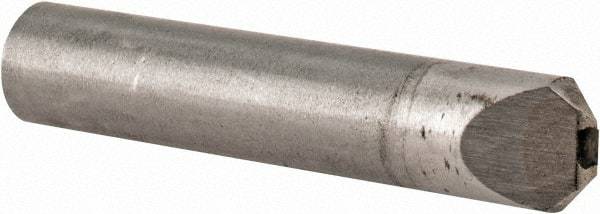 Value Collection - 3/4 Carat Single Point Chisel Edge Diamond - 2" Long x 3/8" Shank Diam, 60° Included Angle - All Tool & Supply