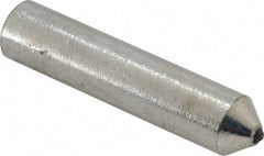 Norton - 1/5 Carat Single Point Diamond Dresser - 2" Long x 7/16" Shank Diam, 60° Included Angle - All Tool & Supply