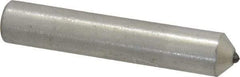 Norton - 1/4 Carat Single Point Diamond Dresser - 2" Long x 3/8" Shank Diam, 60° Included Angle - All Tool & Supply