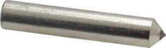 Norton - 1/3 Carat Single Point Diamond Dresser - 2" Long x 3/8" Shank Diam, 60° Included Angle - All Tool & Supply