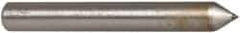 Norton - 1" Long x 1/8" Shank Diam Single Point Diamond Dresser - Convex Radius, 60° Included Angle - All Tool & Supply