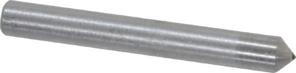 Norton - 1" Long x 1/8" Shank Diam Single Point Diamond Dresser - Convex Radius, 90° Included Angle - All Tool & Supply