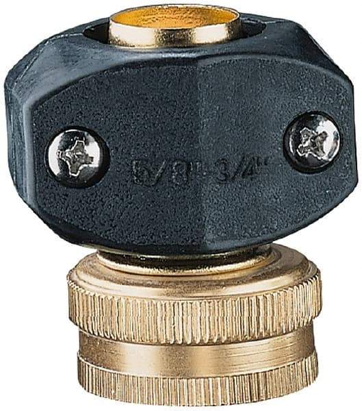 Nelson - 5/8 & 3/4 Garden Hose Fitting - Brass & Nylon, Female Connector - All Tool & Supply