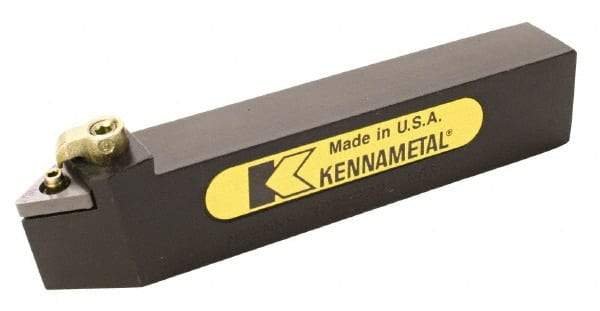 Kennametal - MTEN, Neutral Cut, 0° Lead Angle, 20mm Shank Height x 20mm Shank Width, Negative Rake Indexable Turning Toolholder - 125mm OAL, TN..1604.. Insert Compatibility, Series Kenloc - All Tool & Supply