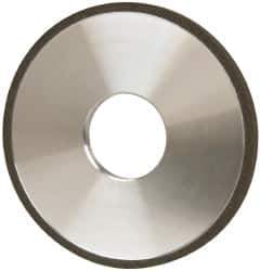 Made in USA - 4" Diam x 1-1/4" Hole x 1/4" Thick, N Hardness, 100 Grit Surface Grinding Wheel - Diamond, Type 1A1, Fine Grade - All Tool & Supply