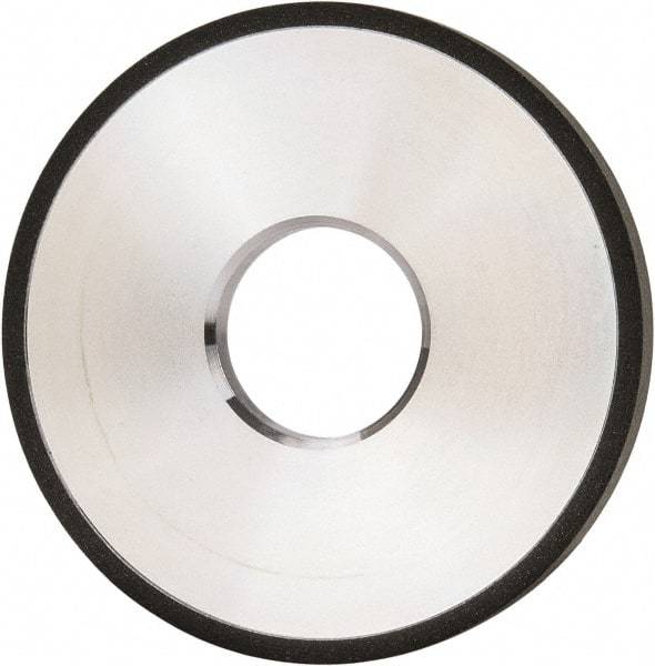 Made in USA - 4" Diam x 1-1/4" Hole x 3/8" Thick, N Hardness, 100 Grit Surface Grinding Wheel - Diamond, Type 1A1, Fine Grade - All Tool & Supply