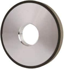 Made in USA - 4" Diam x 1-1/4" Hole x 1/2" Thick, N Hardness, 100 Grit Surface Grinding Wheel - Diamond, Type 1A1, Fine Grade - All Tool & Supply