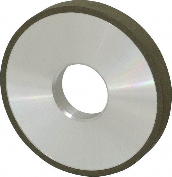 Made in USA - 4" Diam x 1-1/4" Hole x 1/2" Thick, N Hardness, 150 Grit Surface Grinding Wheel - Diamond, Type 1A1, Very Fine Grade - All Tool & Supply