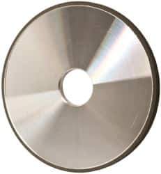 Made in USA - 6" Diam x 1-1/4" Hole x 3/8" Thick, N Hardness, 100 Grit Surface Grinding Wheel - Diamond, Type 1A1, Fine Grade - All Tool & Supply