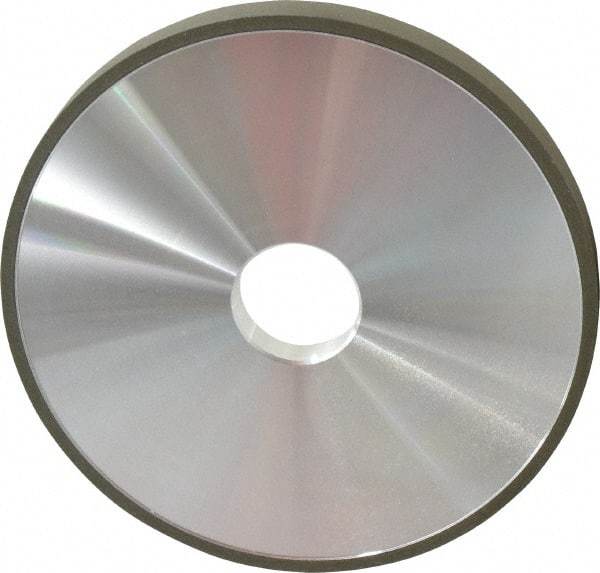 Made in USA - 6" Diam x 1-1/4" Hole x 1/2" Thick, N Hardness, 220 Grit Surface Grinding Wheel - Diamond, Type 1A1, Very Fine Grade - All Tool & Supply