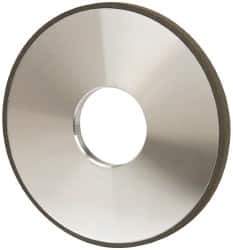 Made in USA - 4" Diam x 1-1/4" Hole x 1/4" Thick, N Hardness, 100 Grit Surface Grinding Wheel - Diamond, Type 1A1, Fine Grade - All Tool & Supply