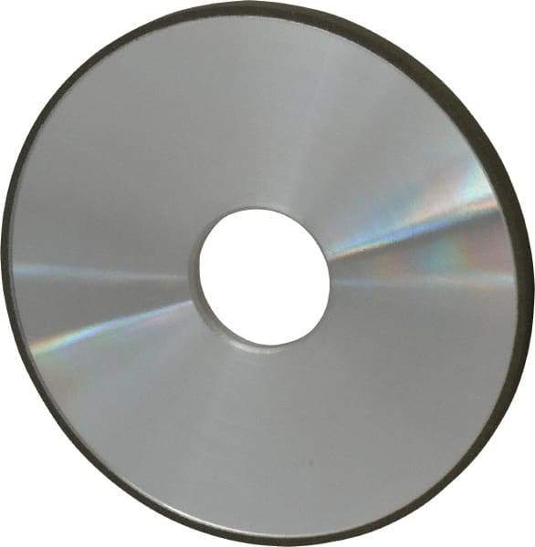 Made in USA - 5" Diam x 1-1/4" Hole x 1/4" Thick, N Hardness, 100 Grit Surface Grinding Wheel - Diamond, Type 1A1, Fine Grade - All Tool & Supply