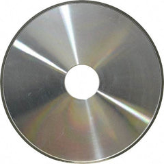 Made in USA - 6" Diam x 1-1/4" Hole x 1/8" Thick, N Hardness, 100 Grit Surface Grinding Wheel - Diamond, Type 1A1, Fine Grade - All Tool & Supply