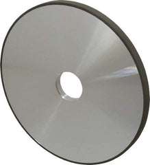 Made in USA - 7" Diam x 1-1/4" Hole x 3/8" Thick, N Hardness, 220 Grit Surface Grinding Wheel - Diamond, Type 1A1, Very Fine Grade - All Tool & Supply