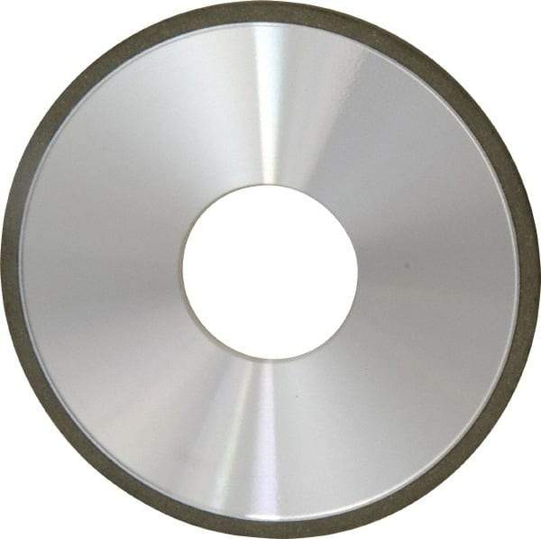 Made in USA - 4" Diam x 1-1/4" Hole x 1/8" Thick, N Hardness, 100 Grit Surface Grinding Wheel - Diamond, Type 1A1, Fine Grade - All Tool & Supply