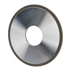 Made in USA - 4" Diam x 1-1/4" Hole x 1/8" Thick, N Hardness, 220 Grit Surface Grinding Wheel - Diamond, Type 1A1, Very Fine Grade - All Tool & Supply