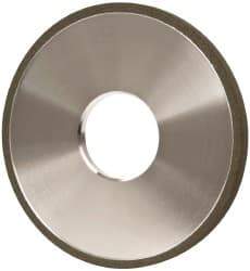 Made in USA - 4" Diam x 1-1/4" Hole x 1/4" Thick, N Hardness, 100 Grit Surface Grinding Wheel - Diamond, Type 1A1, Fine Grade - All Tool & Supply