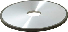 Made in USA - 6" Diam x 1-1/4" Hole x 1/4" Thick, N Hardness, 100 Grit Surface Grinding Wheel - Diamond, Type 1A1, Fine Grade - All Tool & Supply