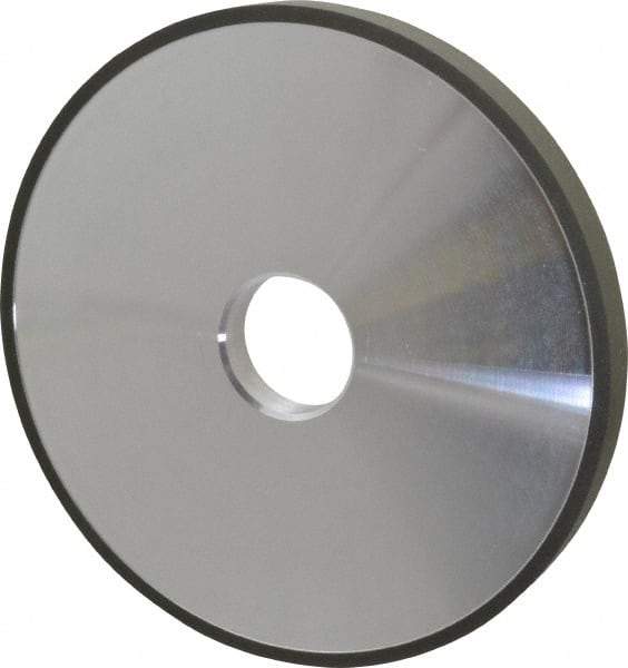 Made in USA - 6" Diam x 1-1/4" Hole x 1/2" Thick, N Hardness, 220 Grit Surface Grinding Wheel - Diamond, Type 1A1, Very Fine Grade - All Tool & Supply