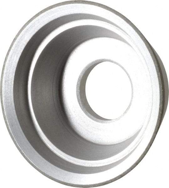 Made in USA - 3-3/4" Diam, 1-1/4" Hole Size, 1-1/2" Overall Thickness, 150 Grit, Type 11 Tool & Cutter Grinding Wheel - Very Fine Grade, Diamond - All Tool & Supply