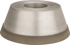 Made in USA - 3-3/4" Diam, 1-1/4" Hole Size, 1-1/2" Overall Thickness, 220 Grit, Type 11 Tool & Cutter Grinding Wheel - Very Fine Grade, Diamond - All Tool & Supply