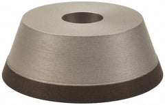 Made in USA - 5" Diam, 1-1/4" Hole Size, 1-3/4" Overall Thickness, 150 Grit, Type 11 Tool & Cutter Grinding Wheel - Very Fine Grade, Diamond - All Tool & Supply