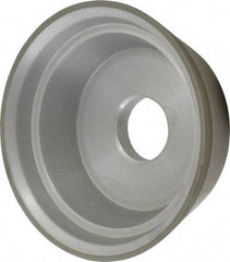 Made in USA - 5" Diam, 1-1/4" Hole Size, 1-3/4" Overall Thickness, 220 Grit, Type 11 Tool & Cutter Grinding Wheel - Very Fine Grade, Diamond - All Tool & Supply