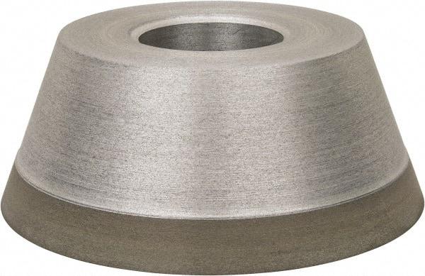 Made in USA - 3-3/4" Diam, 1-1/4" Hole Size, 1-1/2" Overall Thickness, 150 Grit, Type 11 Tool & Cutter Grinding Wheel - Very Fine Grade, Diamond - All Tool & Supply