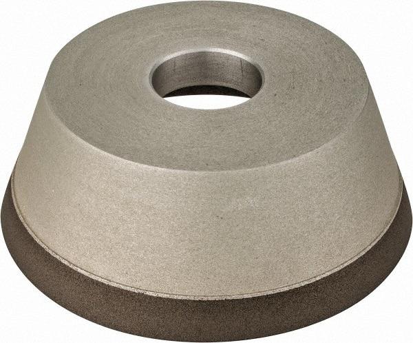 Made in USA - 5" Diam, 1-1/4" Hole Size, 1-3/4" Overall Thickness, 220 Grit, Type 11 Tool & Cutter Grinding Wheel - Very Fine Grade, Diamond - All Tool & Supply