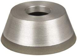 Made in USA - 3-3/4" Diam, 1-1/4" Hole Size, 1-1/2" Overall Thickness, 150 Grit, Type 11 Tool & Cutter Grinding Wheel - Very Fine Grade, CBN - All Tool & Supply