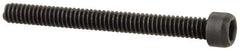 Value Collection - #0-80 UNF Hex Socket Drive, Socket Cap Screw - Alloy Steel, Black Oxide Finish, Fully Threaded, 5/8" Length Under Head - All Tool & Supply