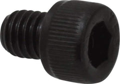 Value Collection - #10-32 UNF Hex Socket Drive, Socket Cap Screw - Alloy Steel, Black Oxide Finish, Fully Threaded, 1/4" Length Under Head - All Tool & Supply