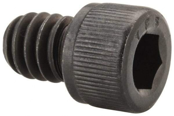 Value Collection - 1/4-20 UNC Hex Socket Drive, Socket Cap Screw - Alloy Steel, Black Oxide Finish, Fully Threaded, 5/16" Length Under Head - All Tool & Supply