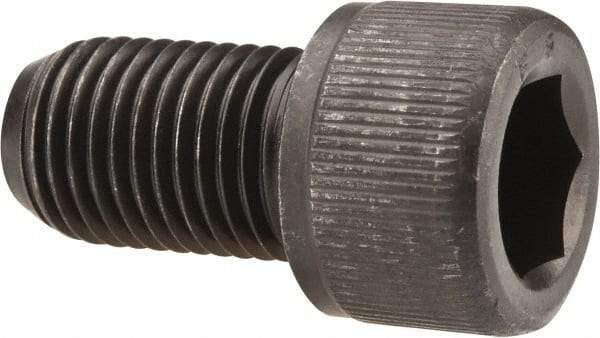 Value Collection - 3/8-24 UNF Hex Socket Drive, Socket Cap Screw - Alloy Steel, Black Oxide Finish, Fully Threaded, 5/8" Length Under Head - All Tool & Supply