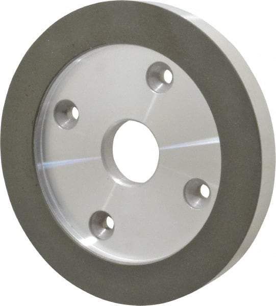 Made in USA - 6" Diam, 1-1/4" Hole Size, 3/4" Overall Thickness, 150 Grit, Type 6 Tool & Cutter Grinding Wheel - Very Fine Grade, Diamond - All Tool & Supply