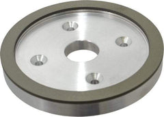 Made in USA - 6" Diam, 1-1/4" Hole Size, 3/4" Overall Thickness, 150 Grit, Type 6 Tool & Cutter Grinding Wheel - Very Fine Grade, Diamond - All Tool & Supply