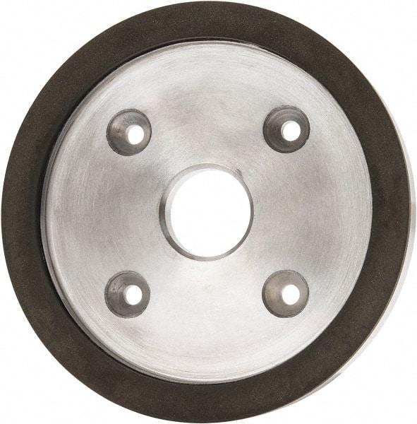 Made in USA - 6" Diam, 1-1/4" Hole Size, 3/4" Overall Thickness, 220 Grit, Type 6 Tool & Cutter Grinding Wheel - Very Fine Grade, Diamond - All Tool & Supply