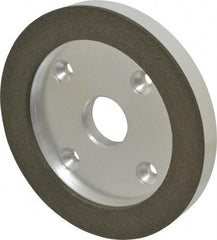 Made in USA - 6" Diam, 1-1/4" Hole Size, 3/4" Overall Thickness, 100 Grit, Type 6 Tool & Cutter Grinding Wheel - Fine Grade, Diamond - All Tool & Supply