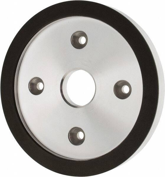 Made in USA - 6" Diam, 1-1/4" Hole Size, 3/4" Overall Thickness, 220 Grit, Type 6 Tool & Cutter Grinding Wheel - Very Fine Grade, Diamond - All Tool & Supply